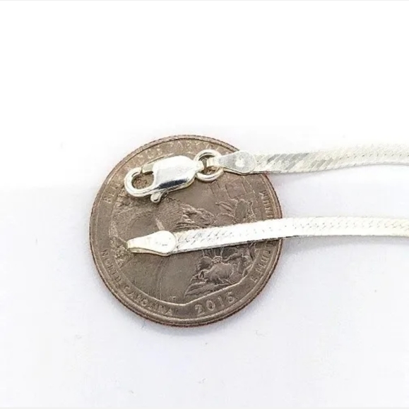18" Sterling Silver .925 Magic Herringbone Chain-ITALY- LOWEST PRICE IN USA 2MM - Picture 6 of 9